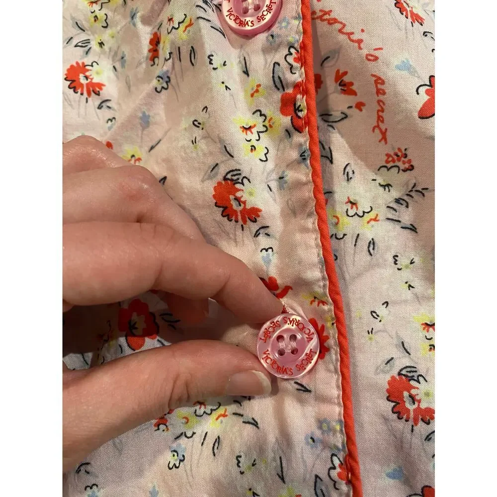 Vintage Victoria's Secret Pajama Set 100% Cotton Small - Picture 10 of 16
